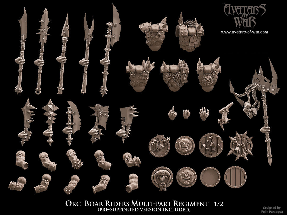 Orc Boar Rider Multi-Part Regiment