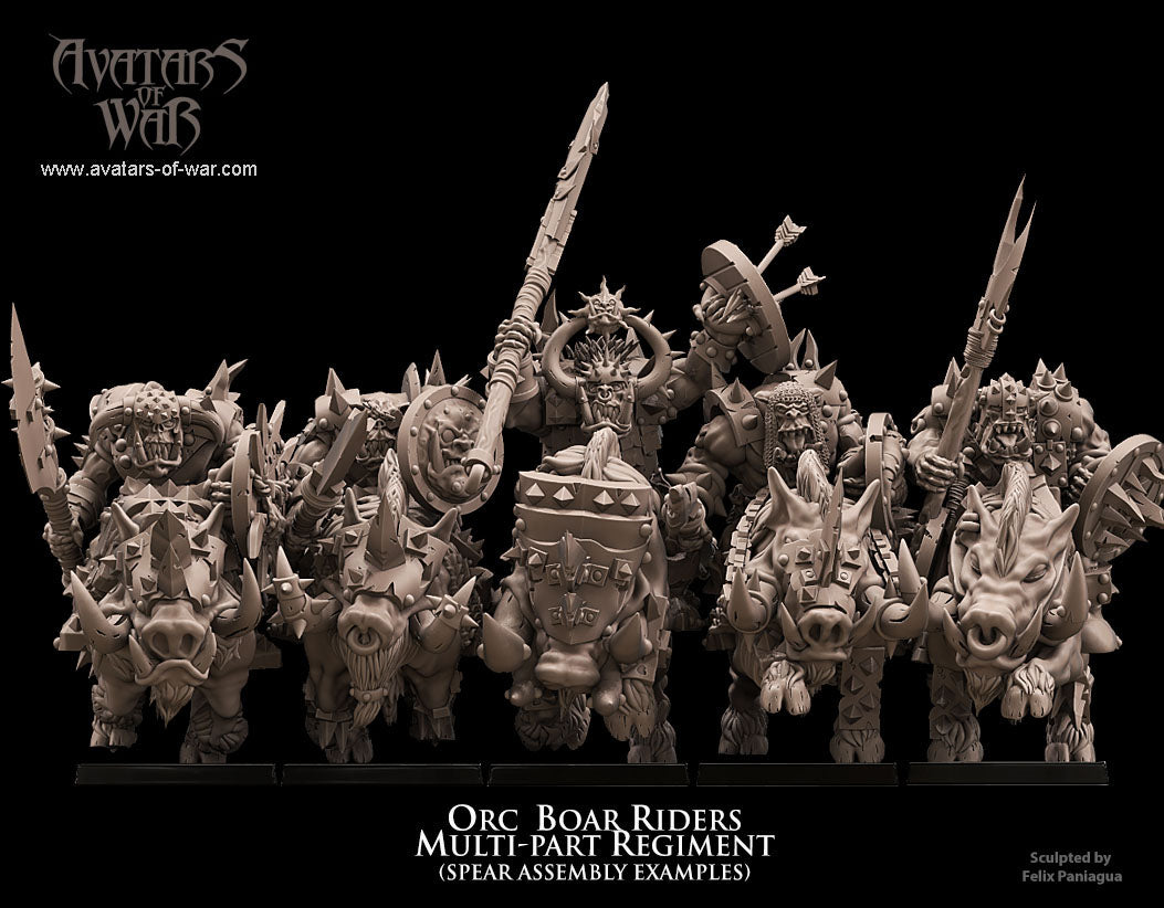 Orc Boar Rider Multi-Part Regiment
