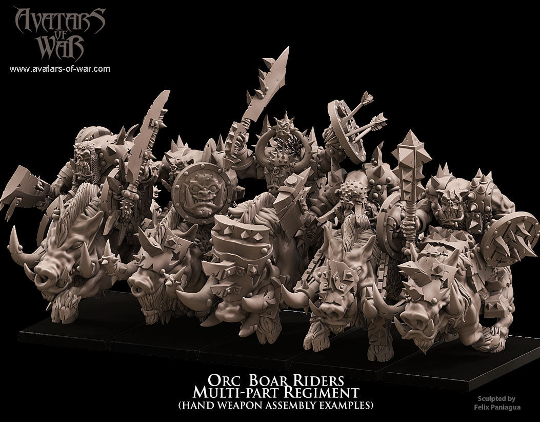 Orc Boar Rider Multi-Part Regiment