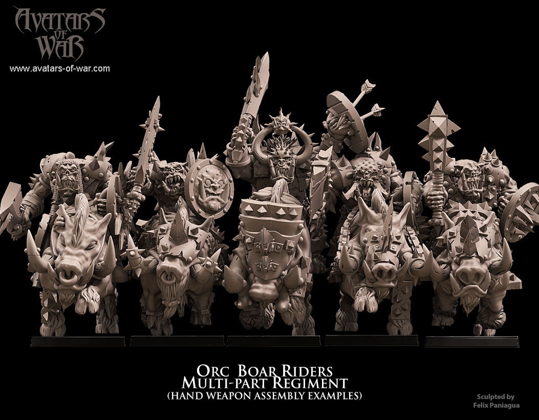 Orc Boar Rider Multi-Part Regiment