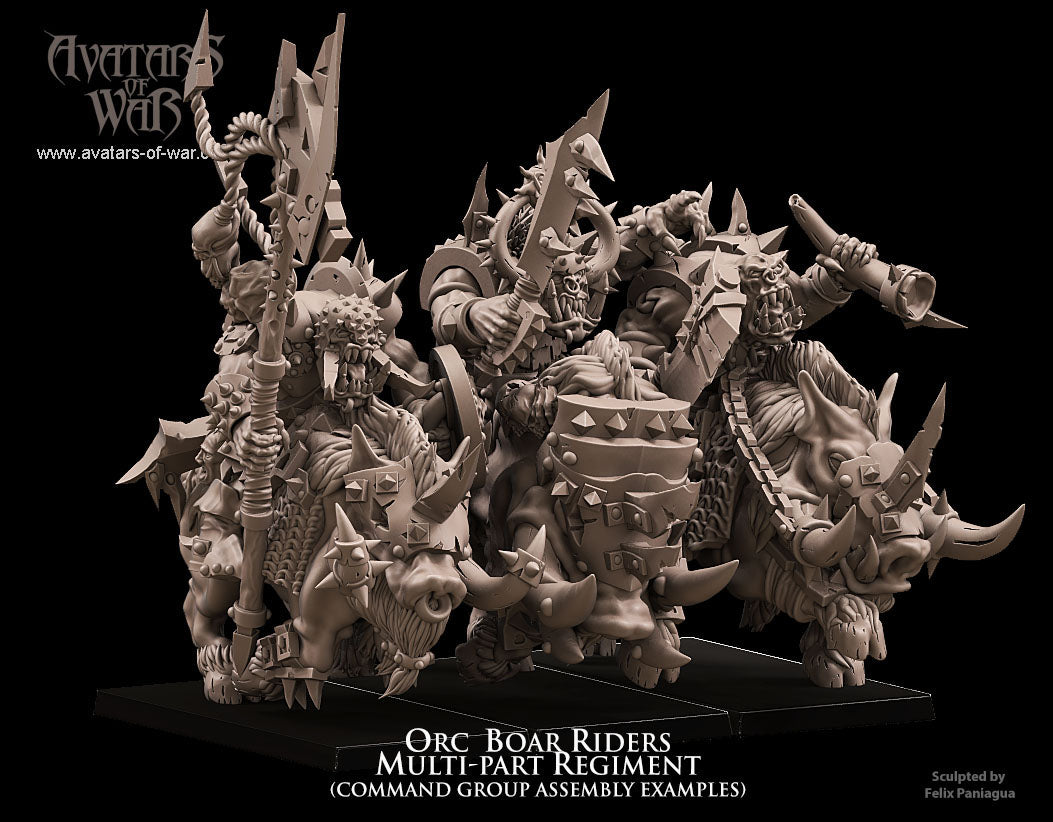 Orc Boar Rider Multi-Part Regiment