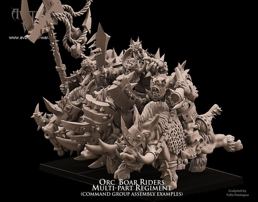 Orc Boar Rider Multi-Part Regiment