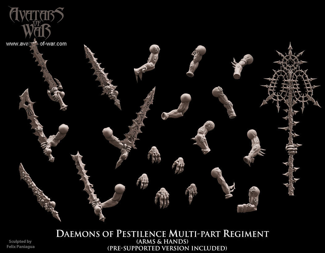 Daemons of Pestilence Multi-Part Regiment
