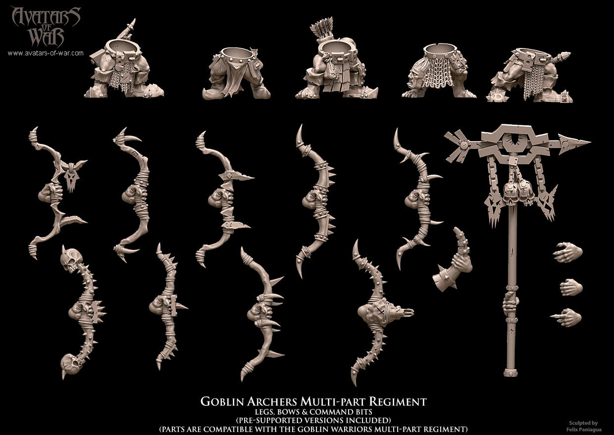 Goblin Archers Multi-Part Regiment