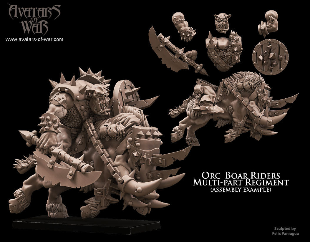 Orc Boar Rider Multi-Part Regiment