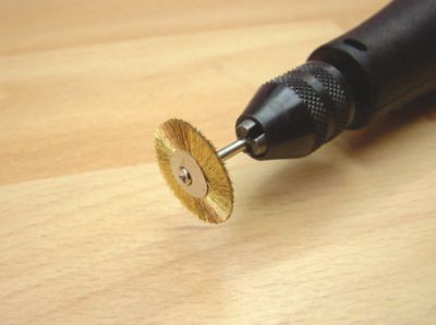 Expo Tools XP313 Brass Wire Brush Disc