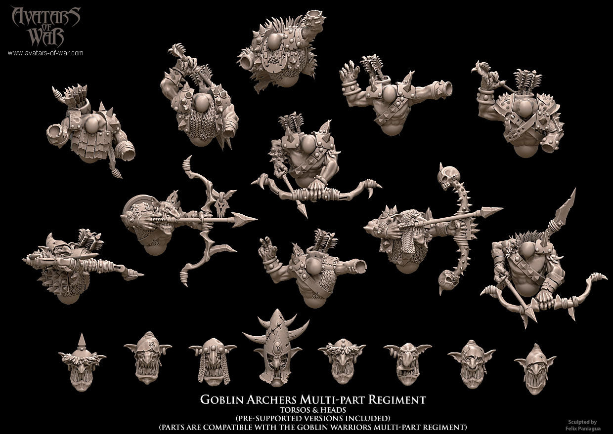 Goblin Archers Multi-Part Regiment