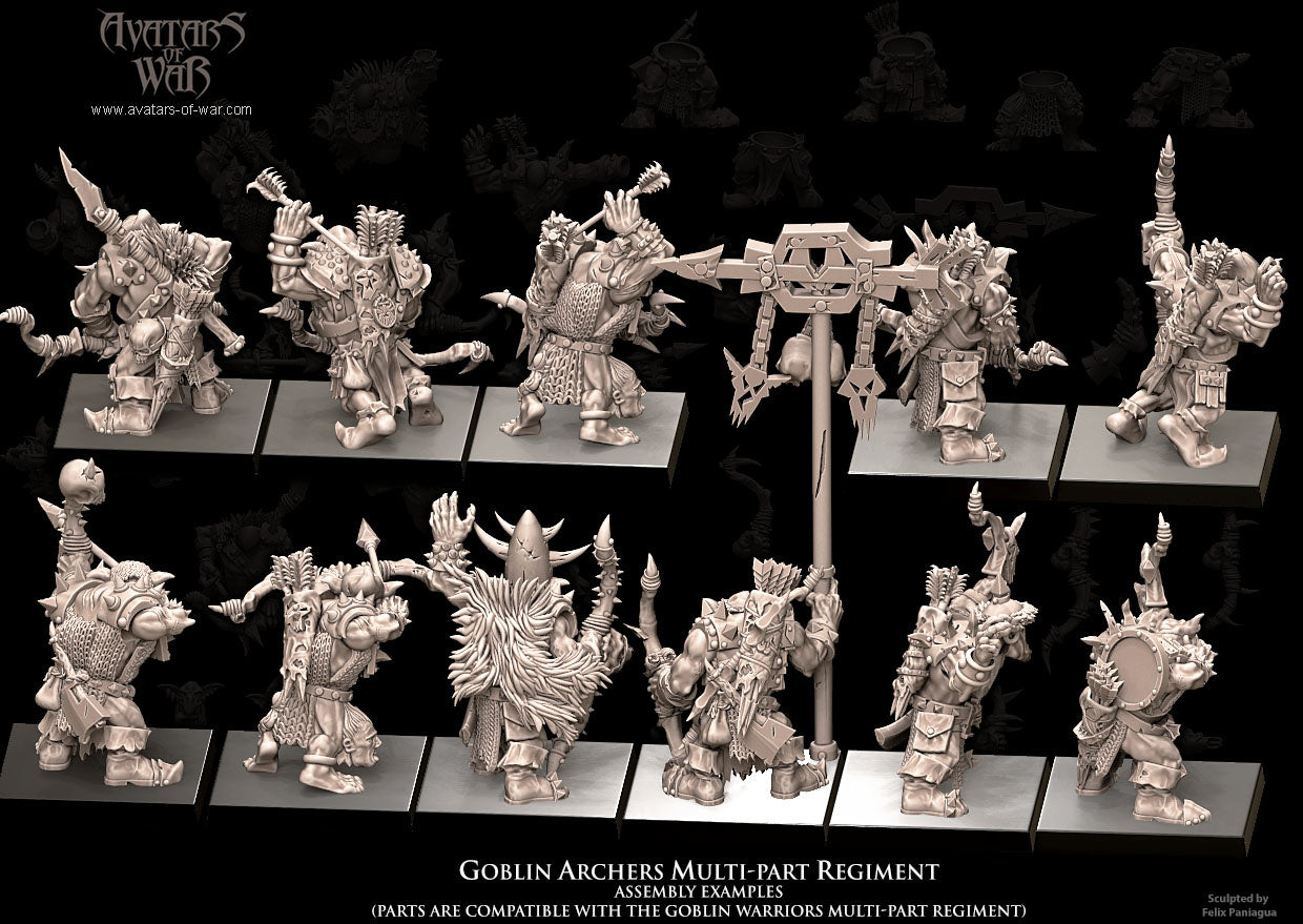 Goblin Archers Multi-Part Regiment