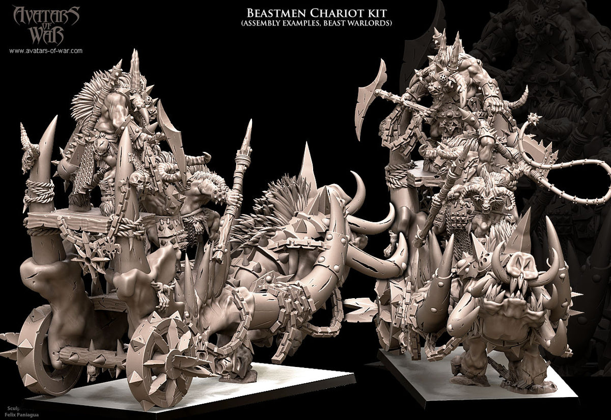 Beastmen Lord I on Razortusk Chariot