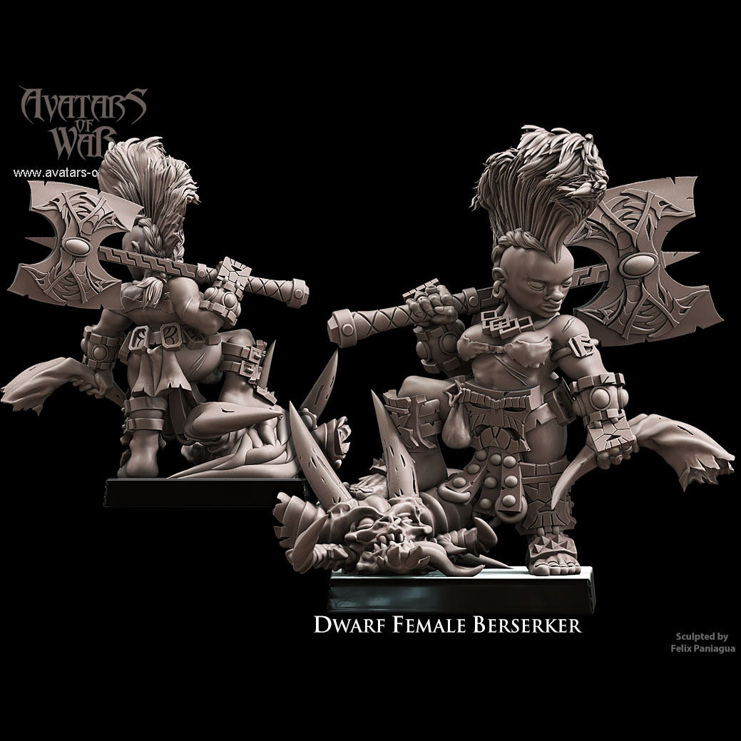 Dwarf Female Berserker II