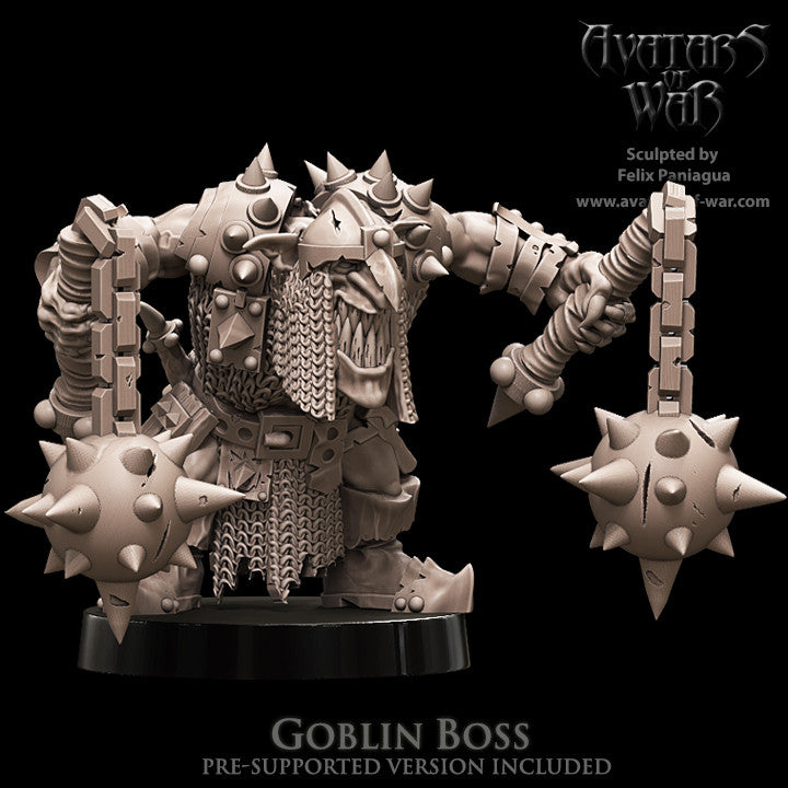 Goblin Boss with two Balls and Chains