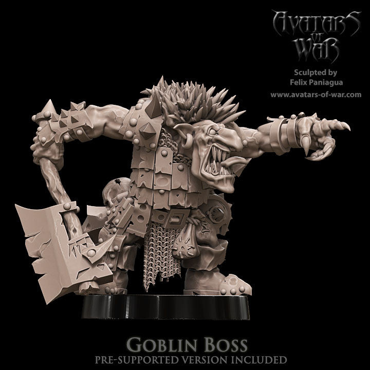 Goblin Boss with Cleaver