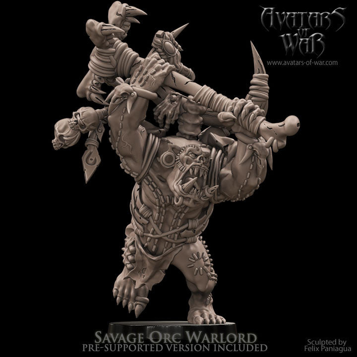 Savage Orc Warlord with Great Weapon