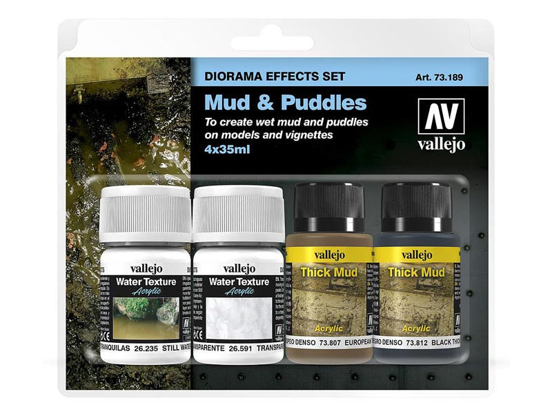 Vallejo Diorama FX Mud and Puddles Set