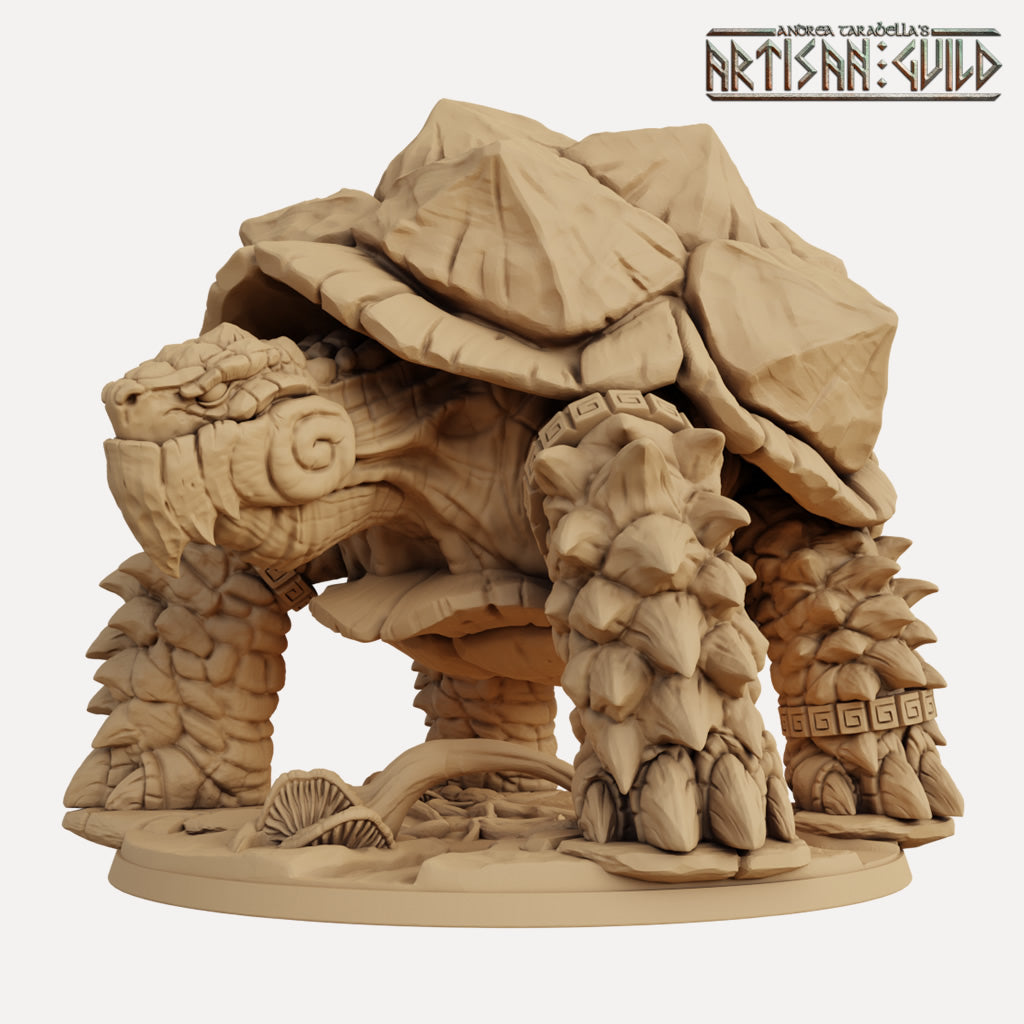 Terra the Gigatortoise with scenic base