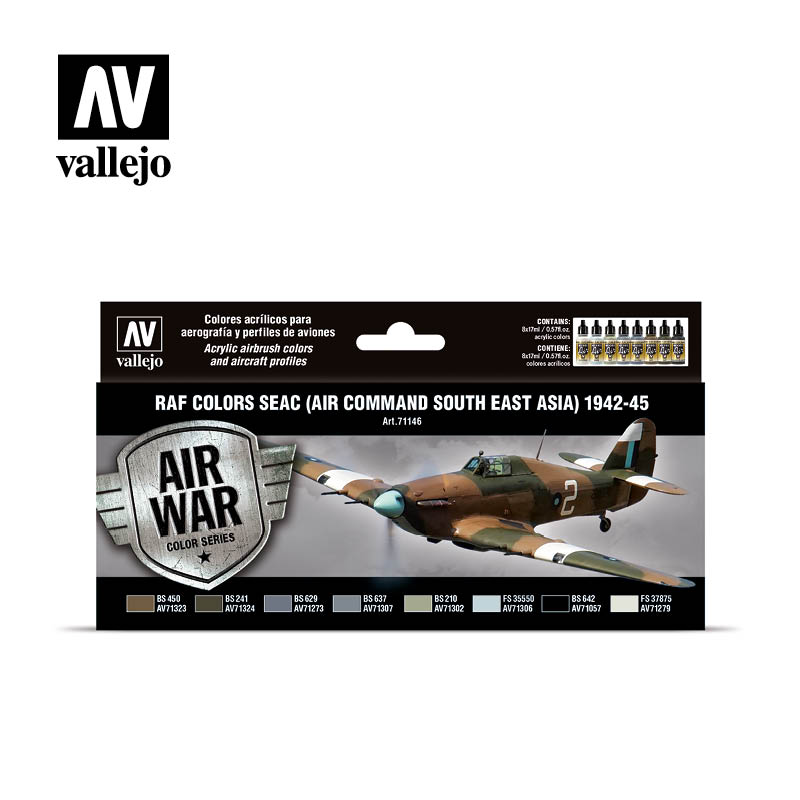 Vallejo Model Air RAF SEAC (1942-45) Set