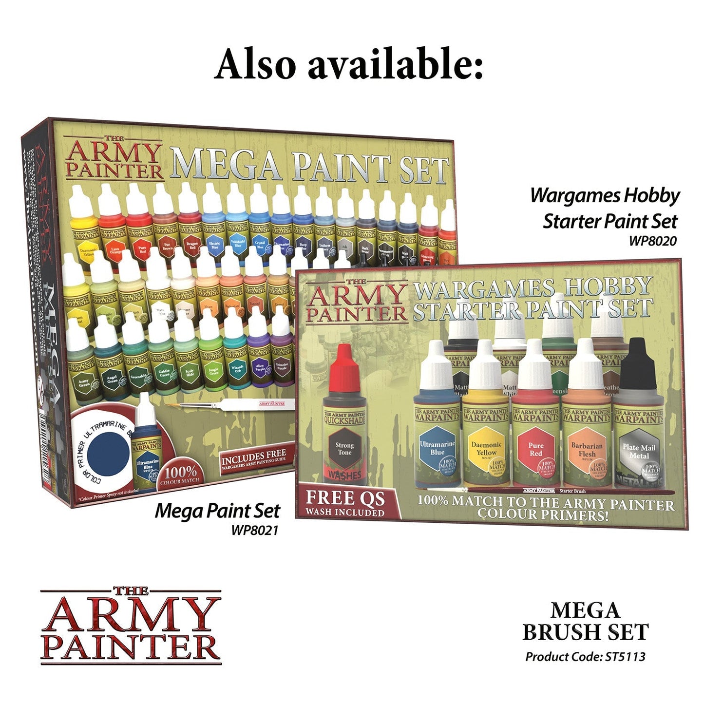 The Army Painter Wargames Mega Brush Set