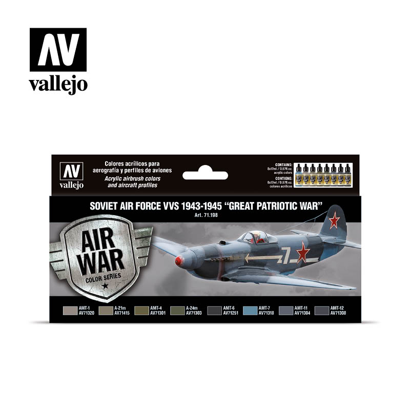 Vallejo Model Air Soviet Air Force (1943-45) Set