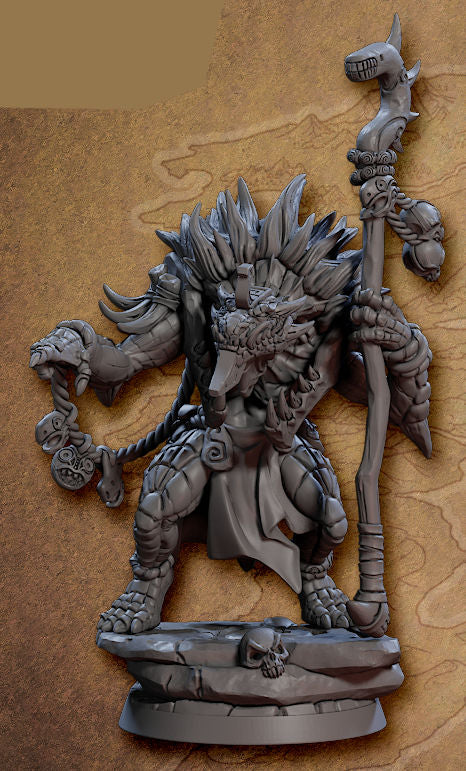 Roskaal the Blind with scenic base