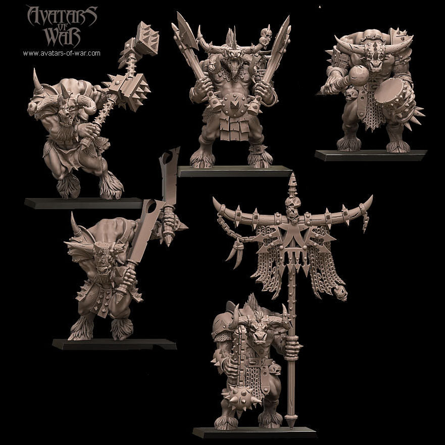 Minotaurs with Two Weapons Regiment I