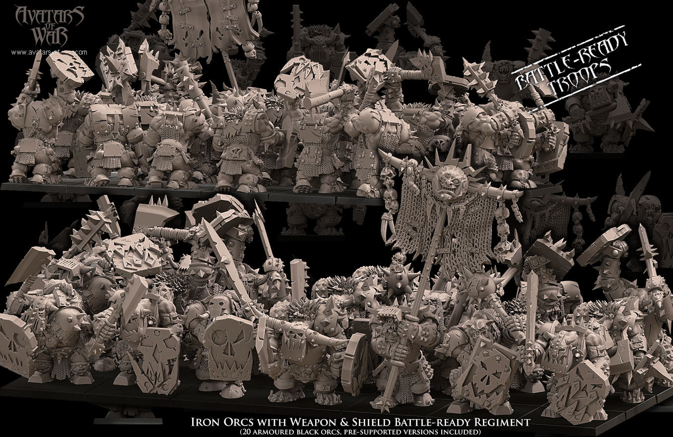 Shieldwall Black Orc Regiment