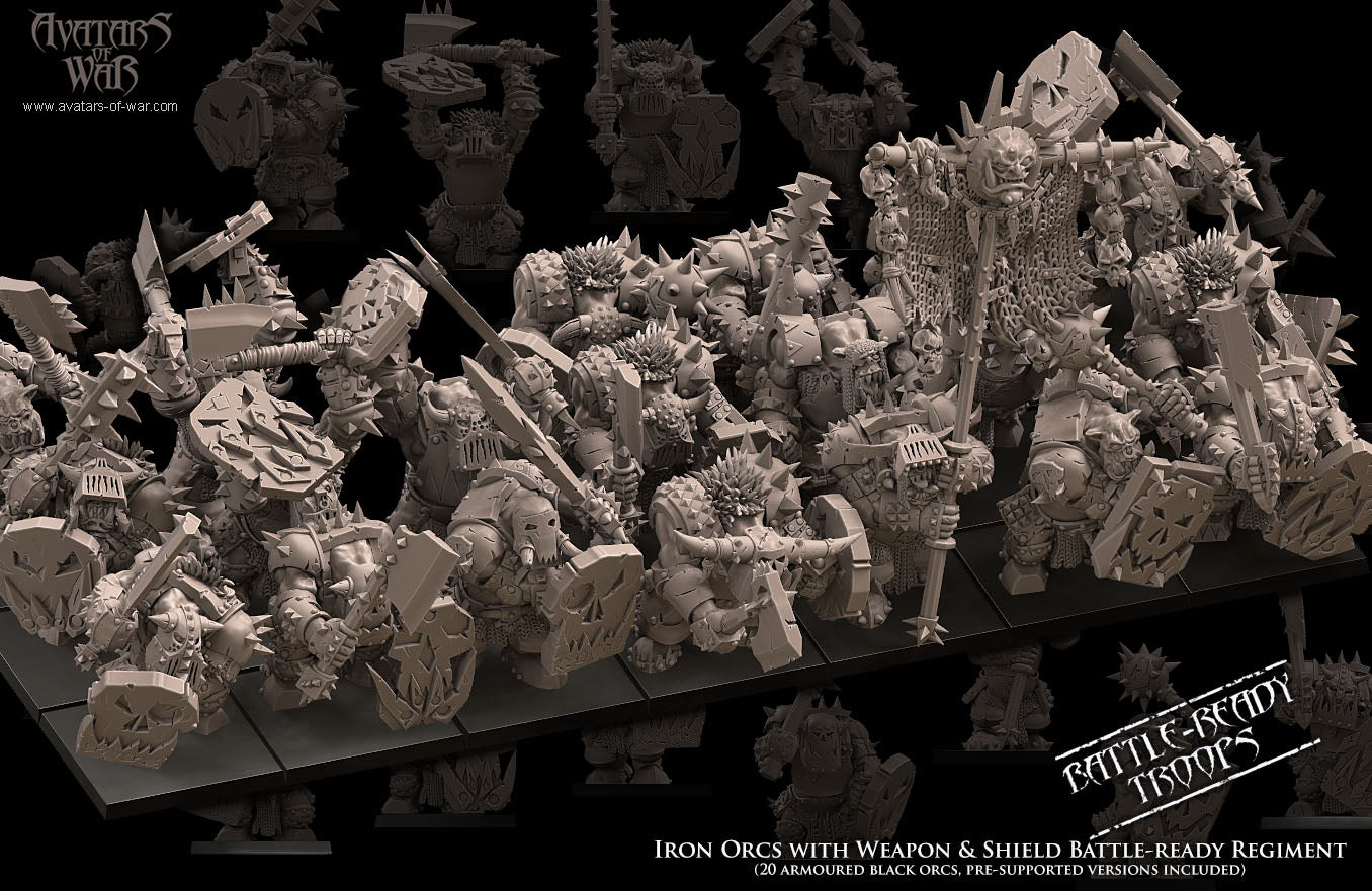 Shieldwall Black Orc Regiment