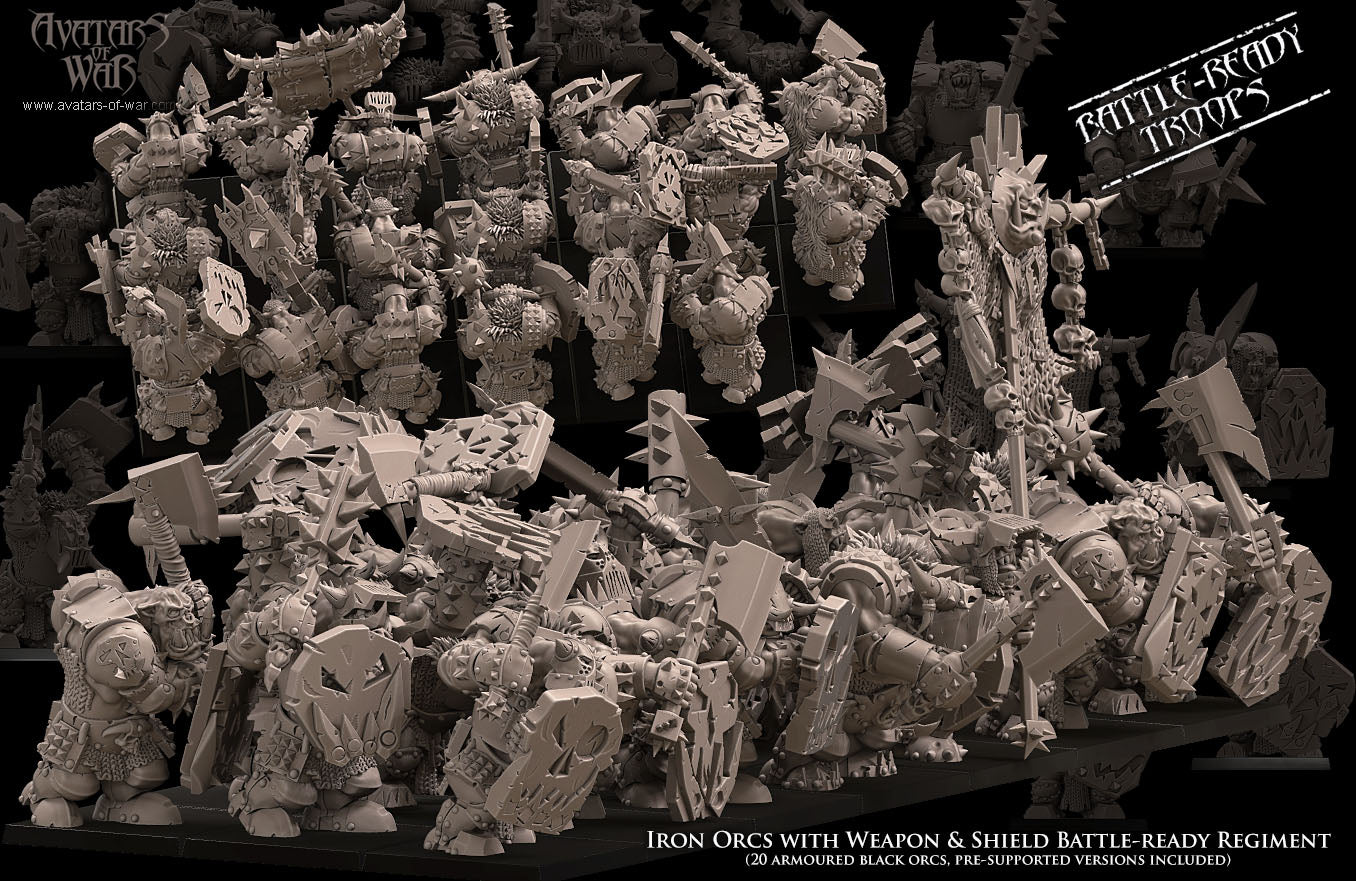 Shieldwall Black Orc Regiment
