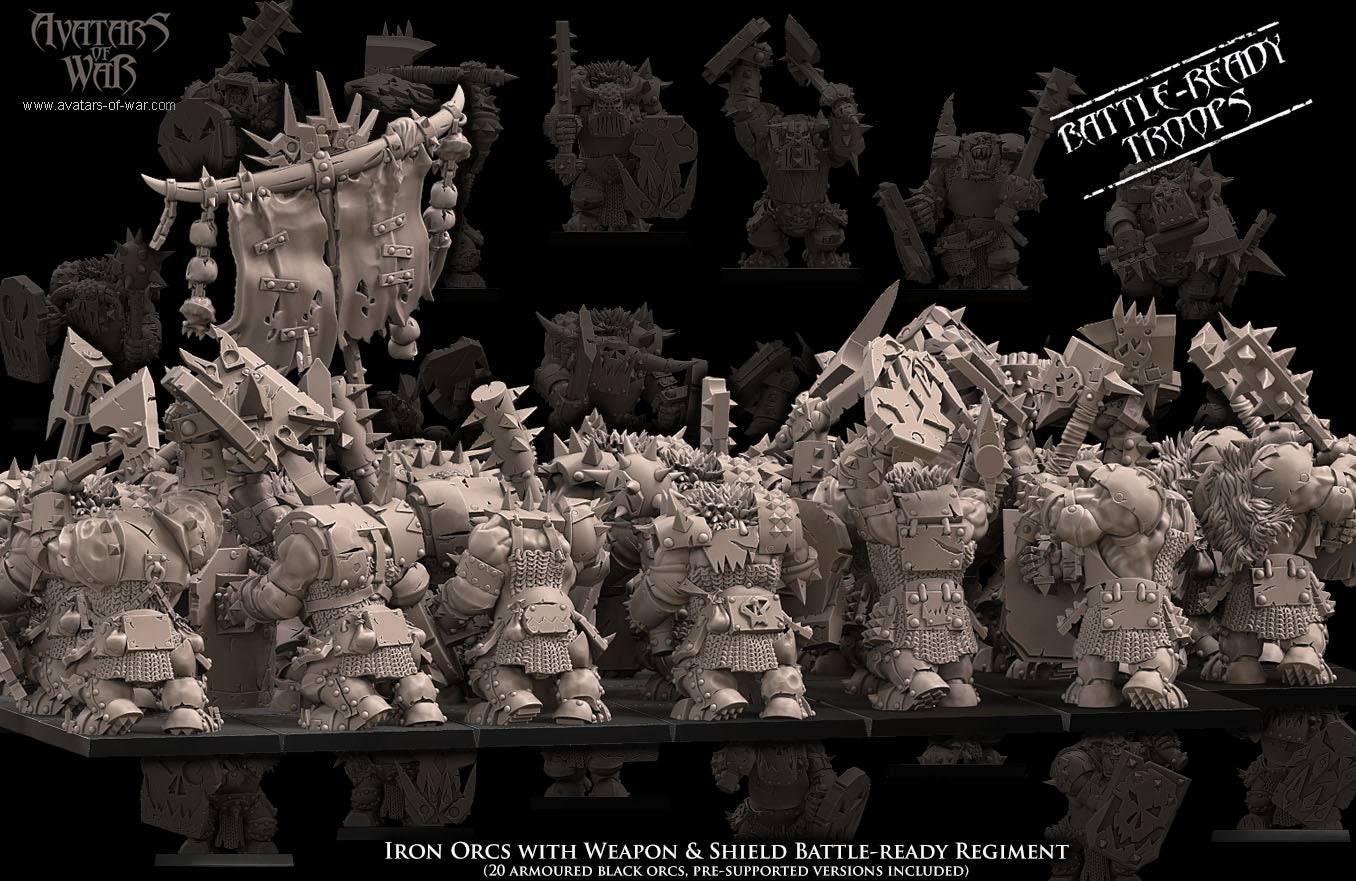 Shieldwall Black Orc Regiment
