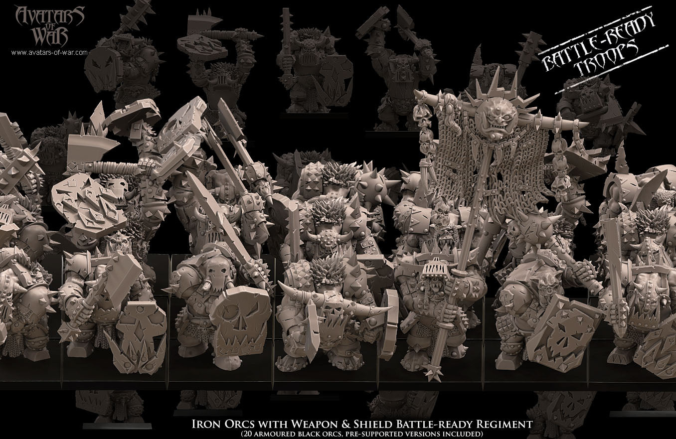 Shieldwall Black Orc Regiment