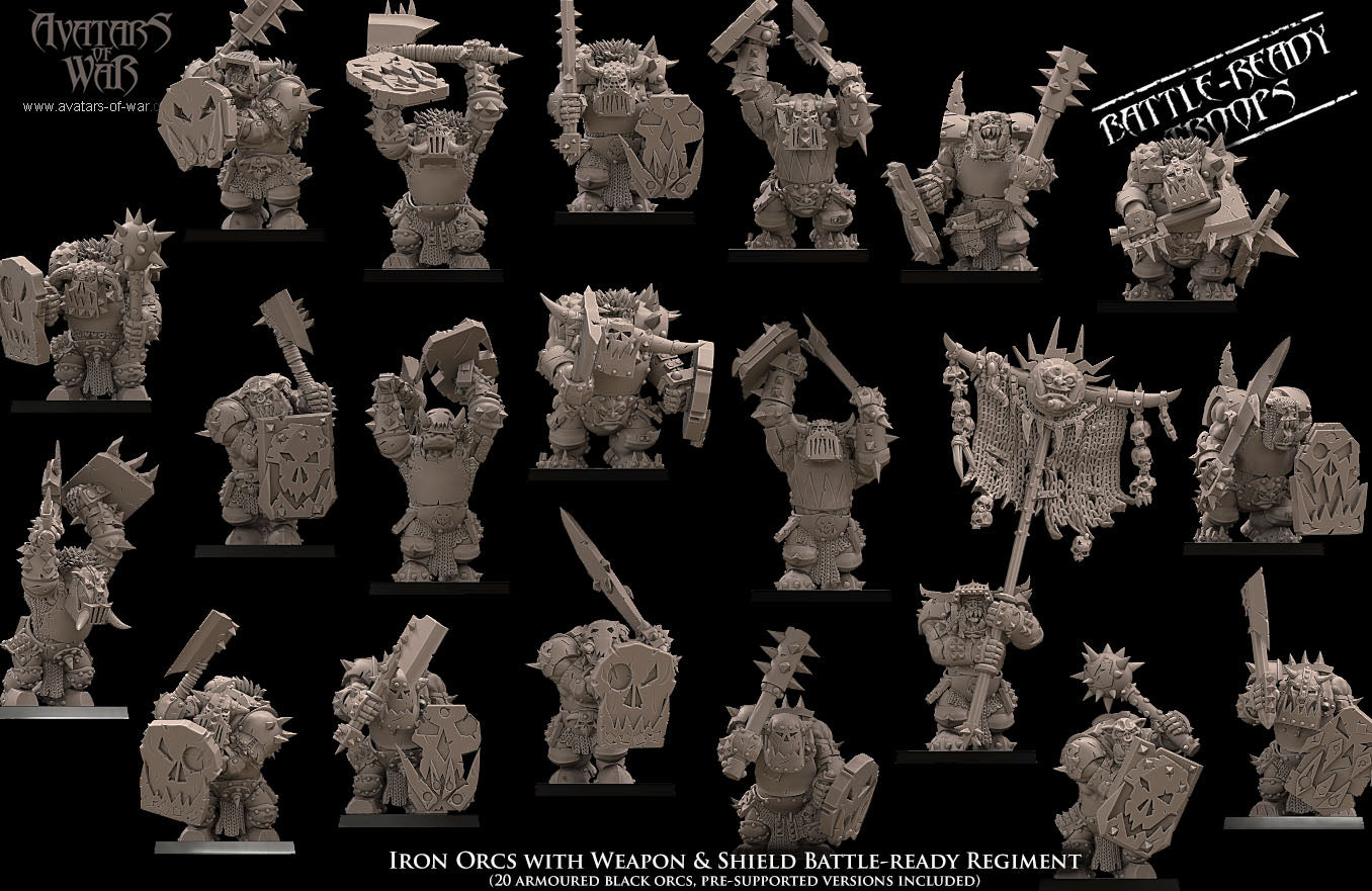 Shieldwall Black Orc Regiment