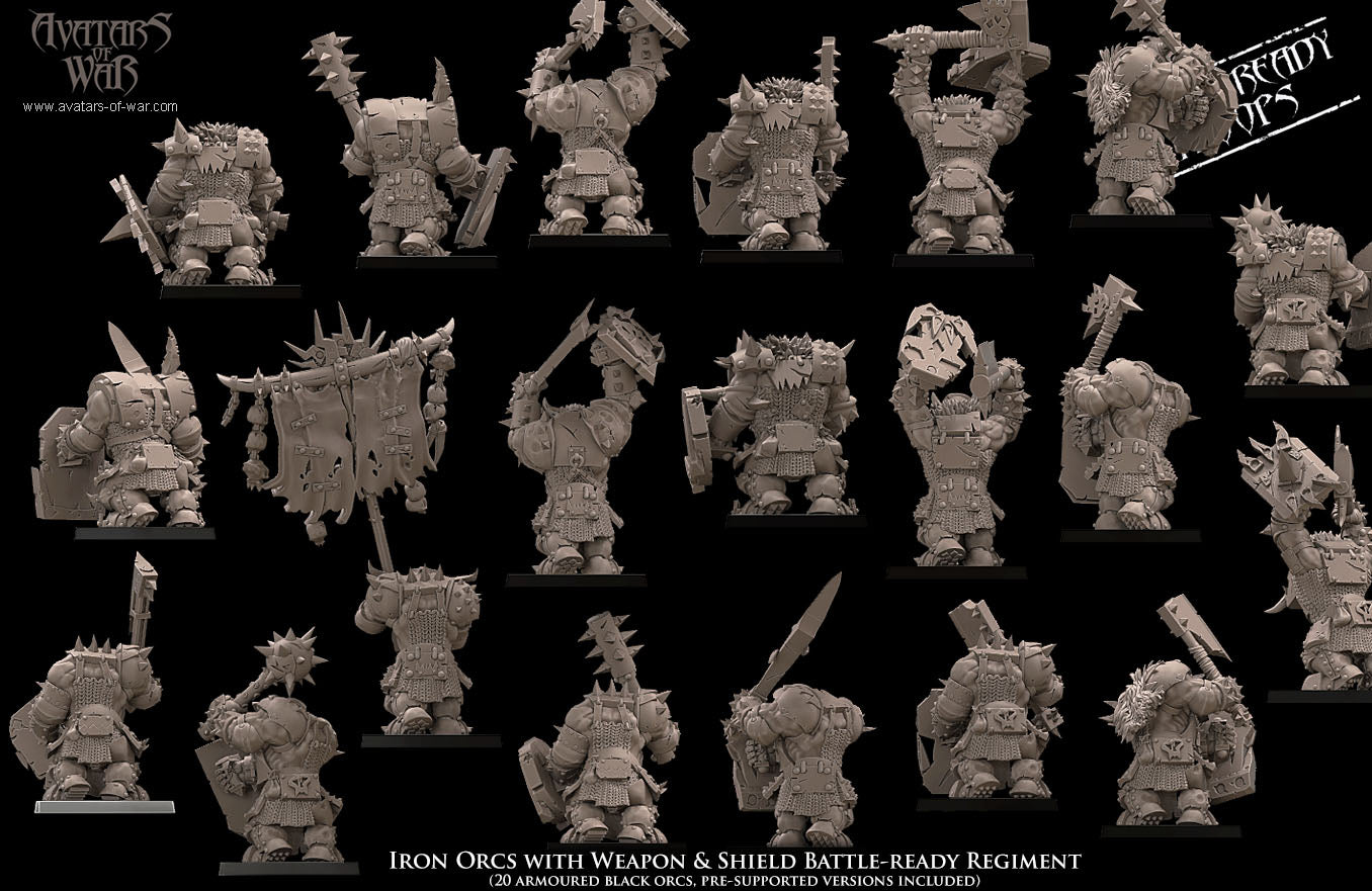 Shieldwall Black Orc Regiment