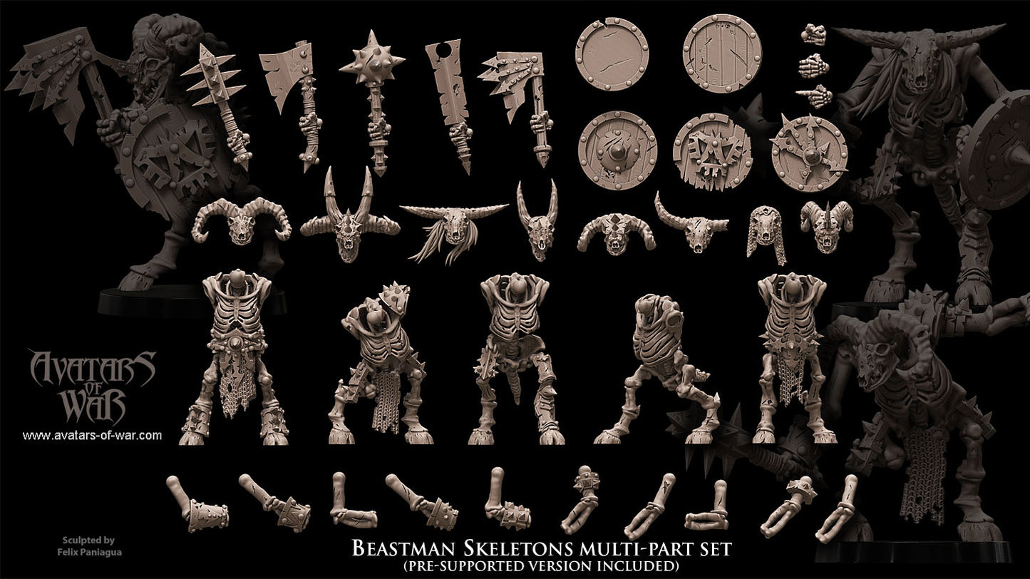 Beastman Skeletons Multi-Part Regiment