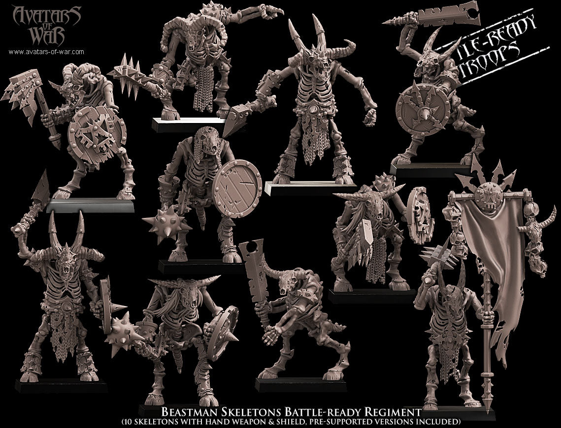 Beastman Skeletons Regiment