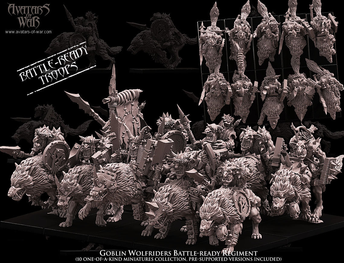 Goblin Wolf Rider Regiment