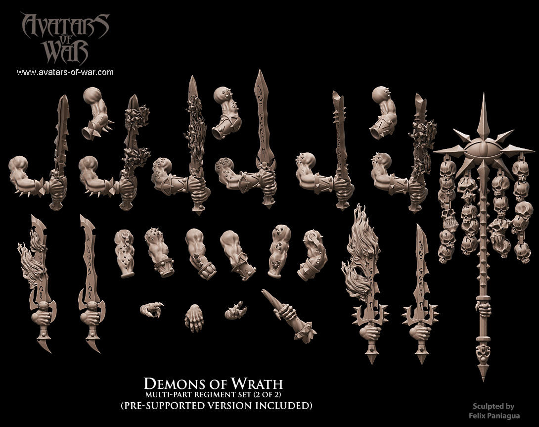 Daemons of Wrath Multi-Part Regiment