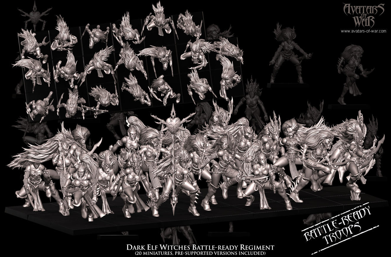 Dark Elf Witches Regiment