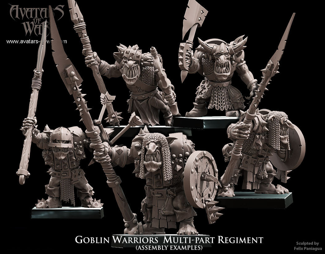 Goblin Warriors Multi-Part Regiment