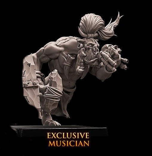 Grubnash's Hornblower, Savage Orc Musician