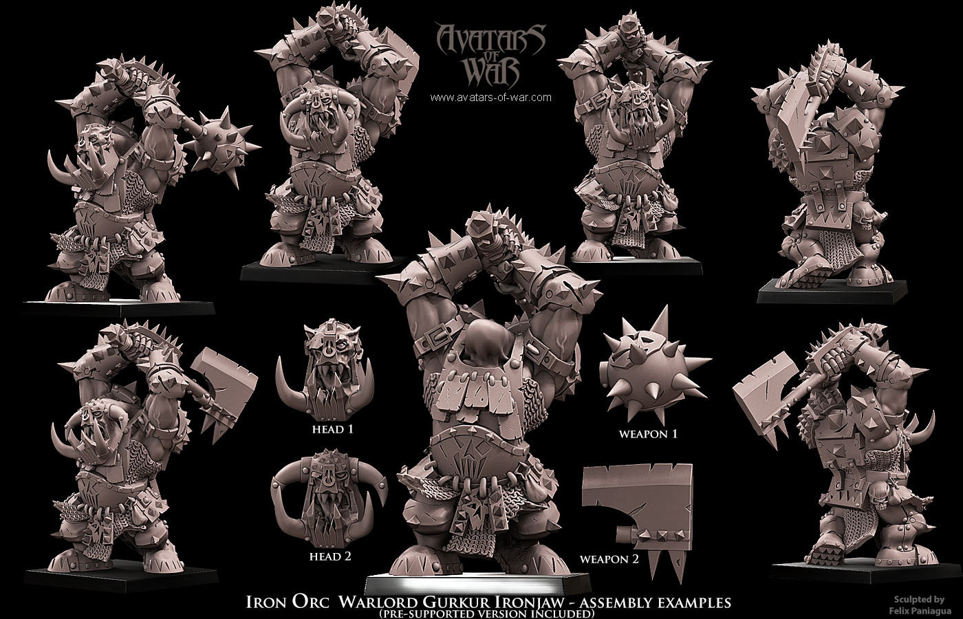 Gurkur Ironjaw, Black Orc Warlord