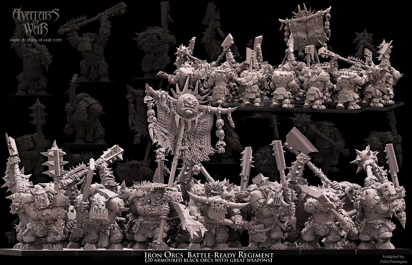 Great Weapon Black Orc Regiment