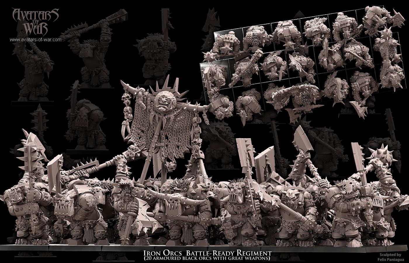 Great Weapon Black Orc Regiment