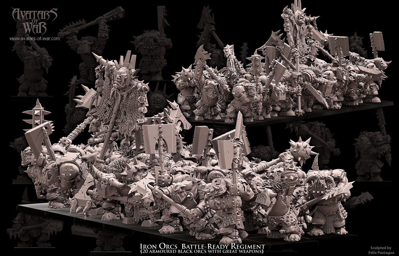 Great Weapon Black Orc Regiment