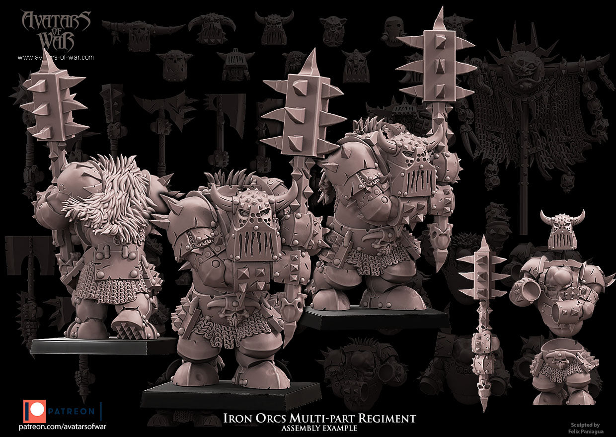 Great Weapon Black Orc Multi-Part Regiment