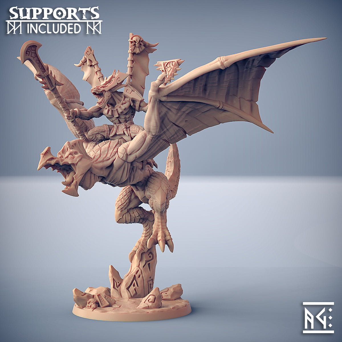 Xol'Toa the Goldmaw Prince on Sky Terror with scenic base