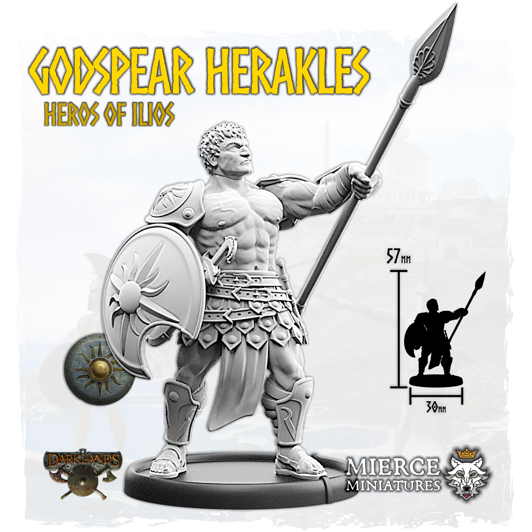 Godspear Herakles, Heros of Ilios on Foot