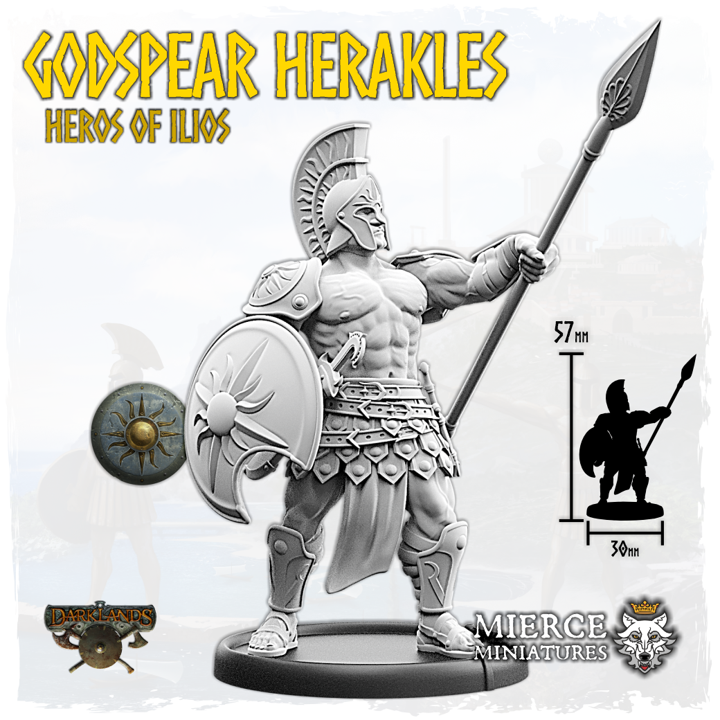 Godspear Herakles, Heros of Ilios on Foot