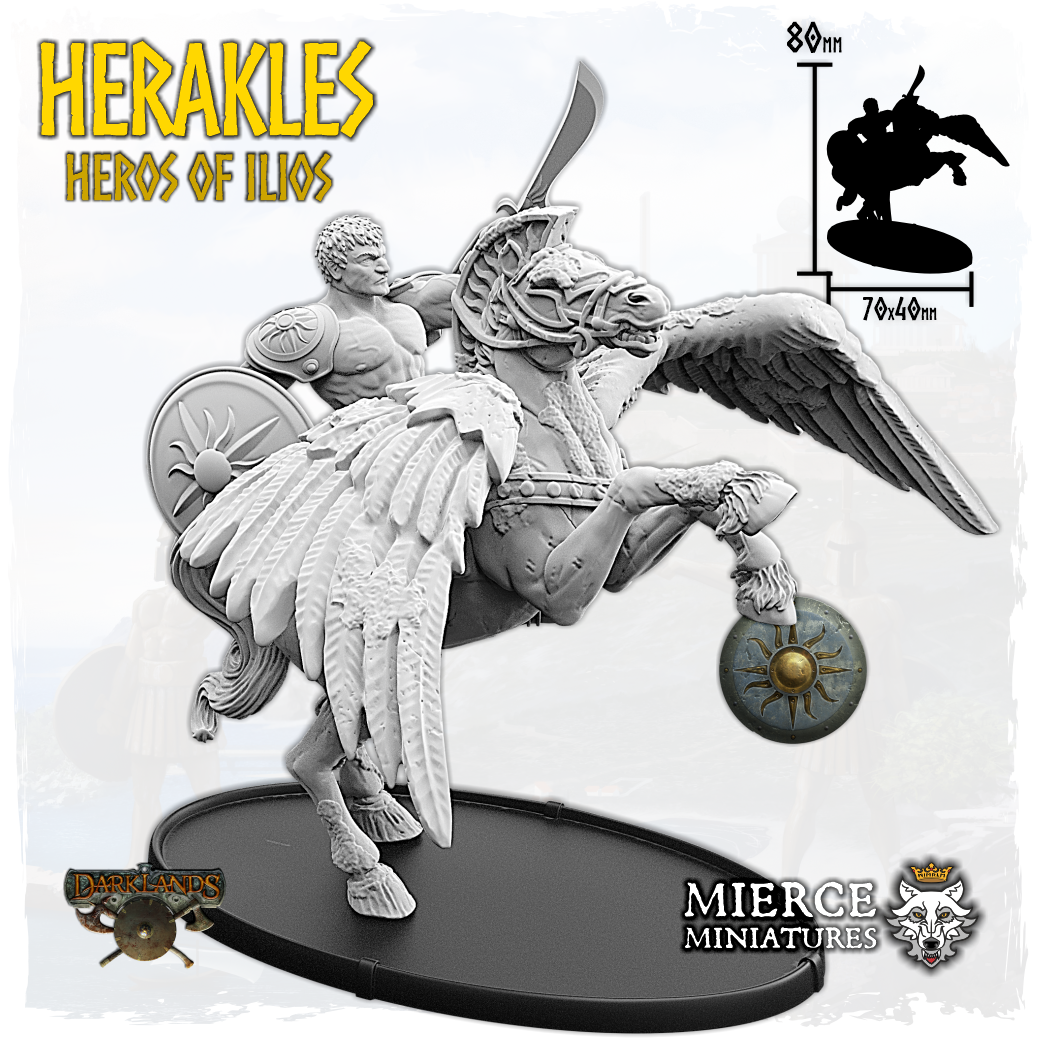 Herakles, Heros of Ilios on Pegakolossos