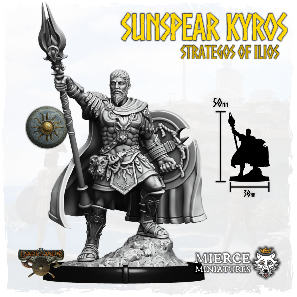 Sunspear Kyros, Strategos of Ilios on Foot