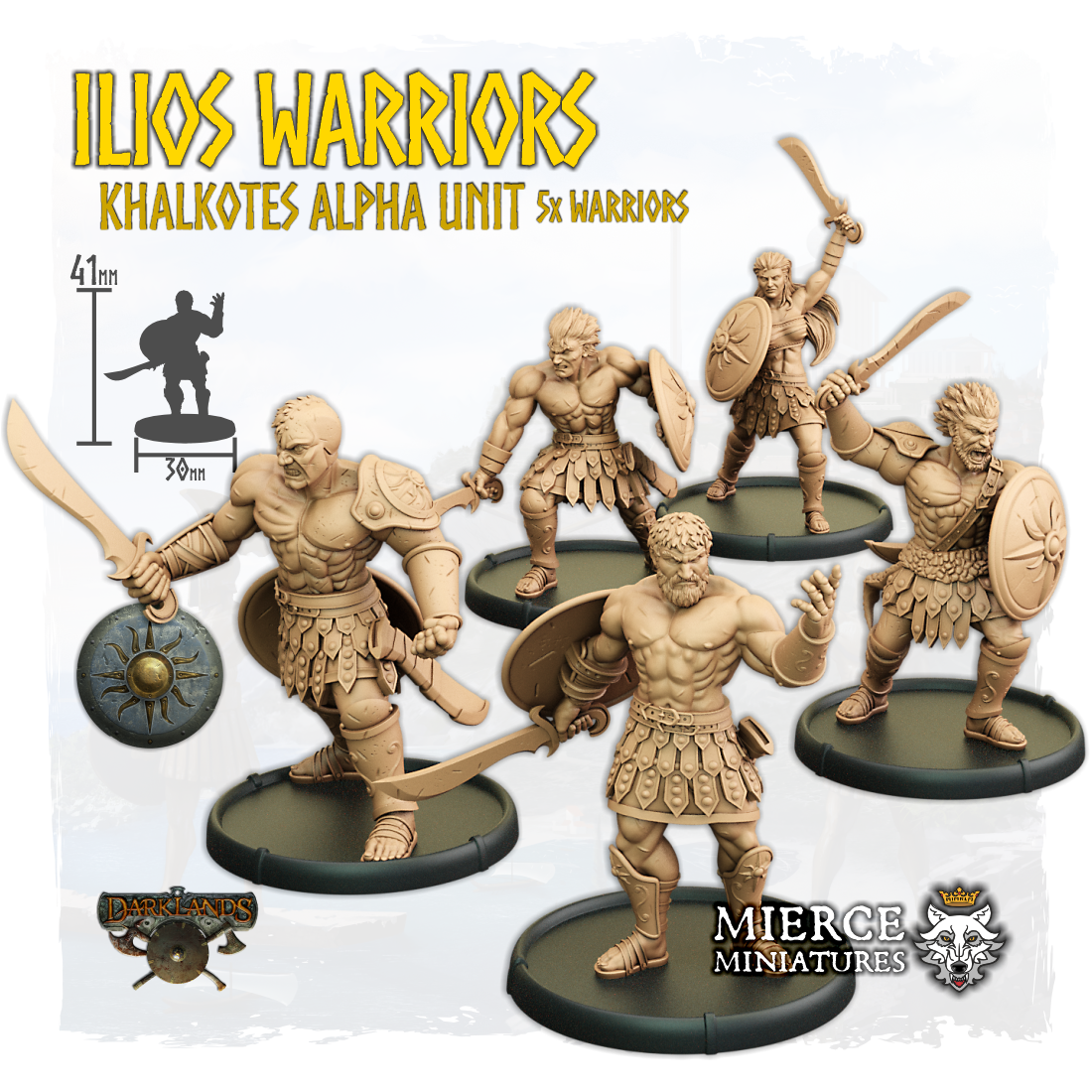 Ilios Warriors, Khalkotes Alpha of Ilios Unit (5x warriors)