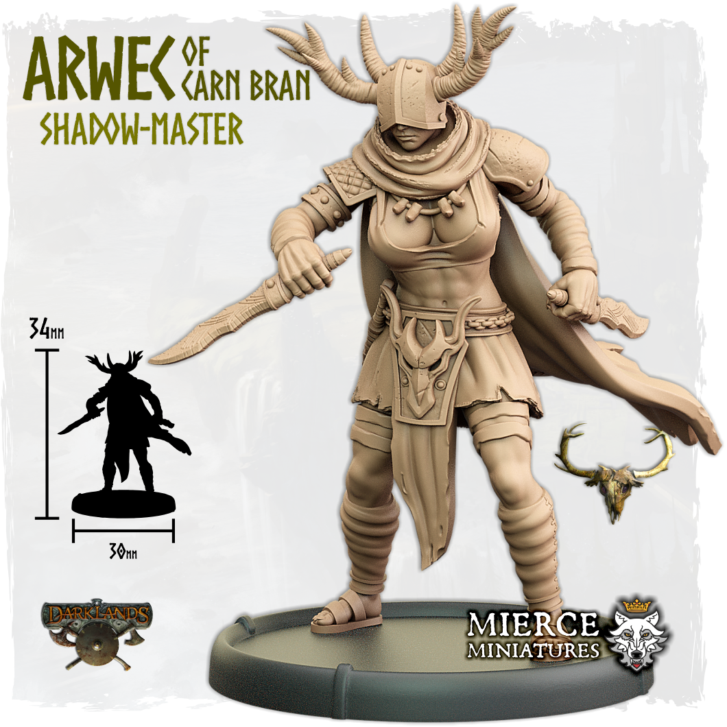 Arwec of Carn Bran, Shadow-Master on Foot